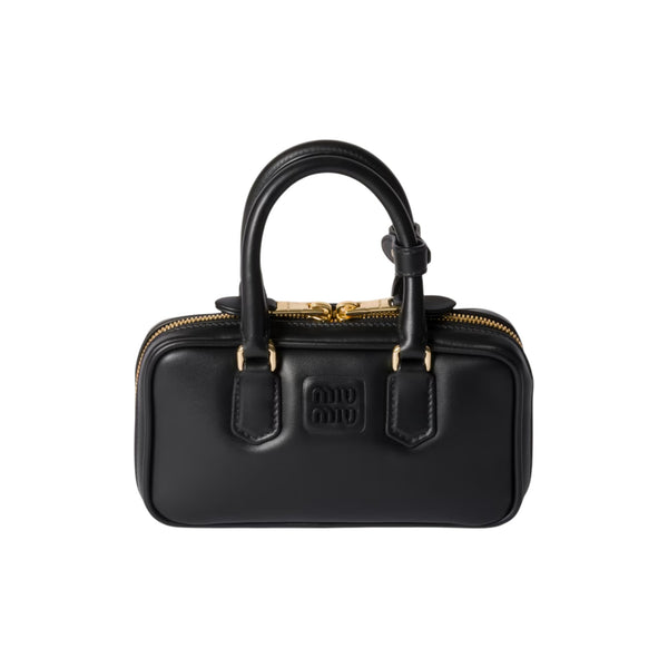 Miu Miu Arcadie black leather mini-bag