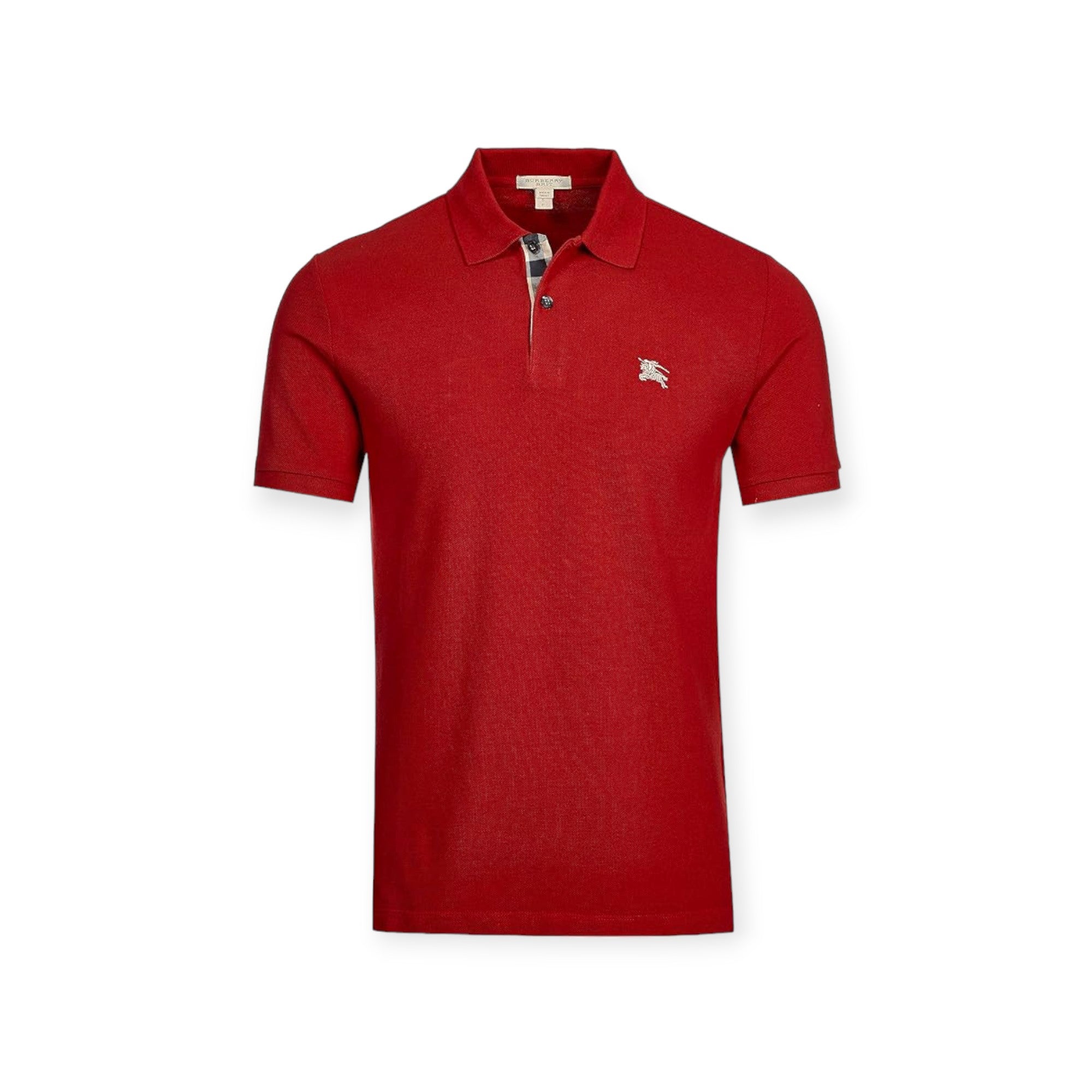 Eddi Ekd Polo in Red Burberry