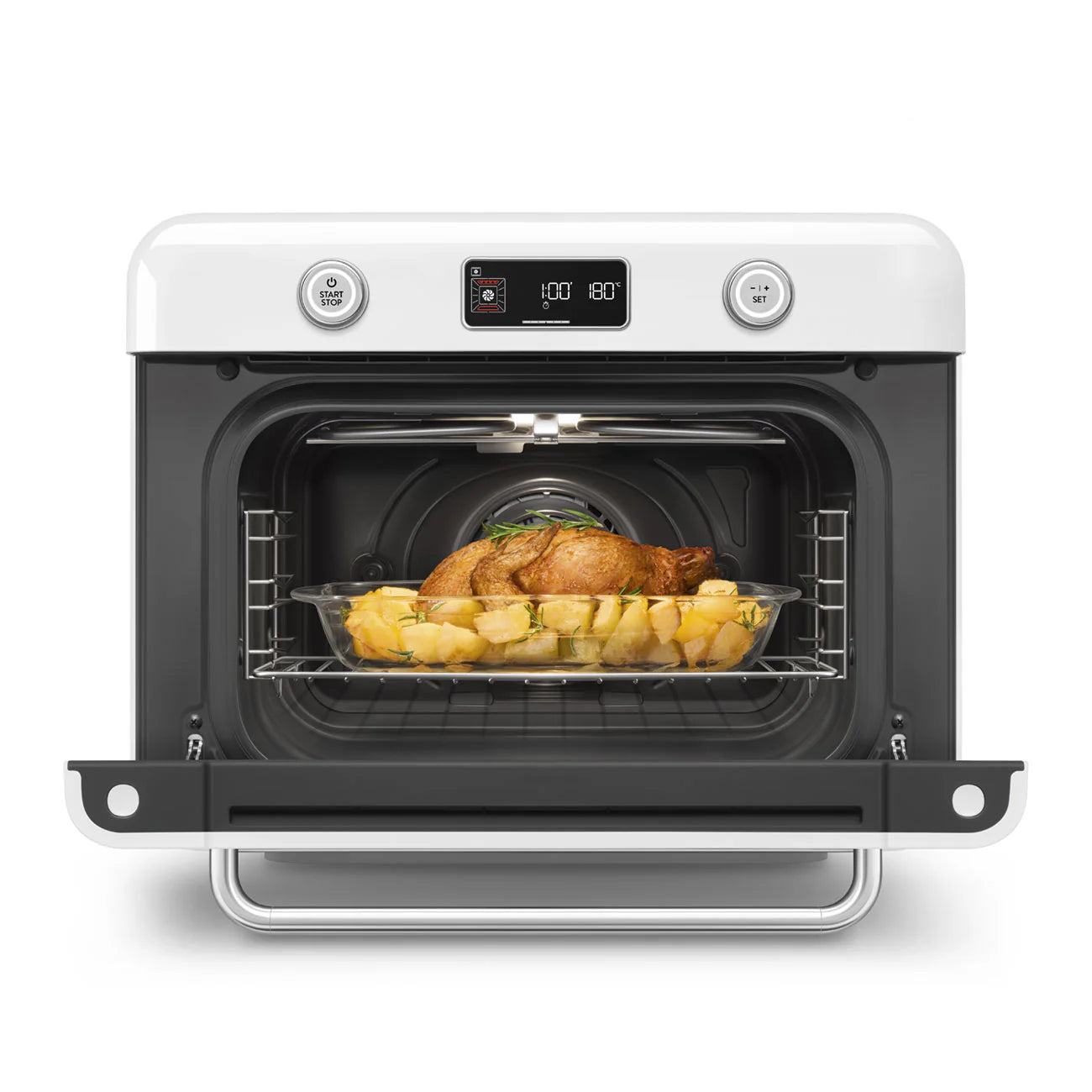 Countertop Combi Oven with Air Fry & Steam – Retro-Style