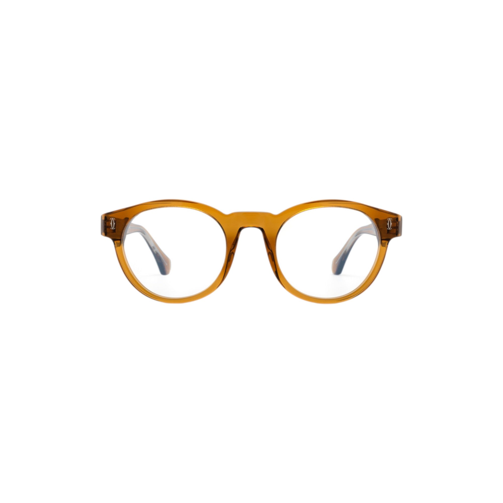 Cartier Blue Acetate Square Eyewear CT0340O 006