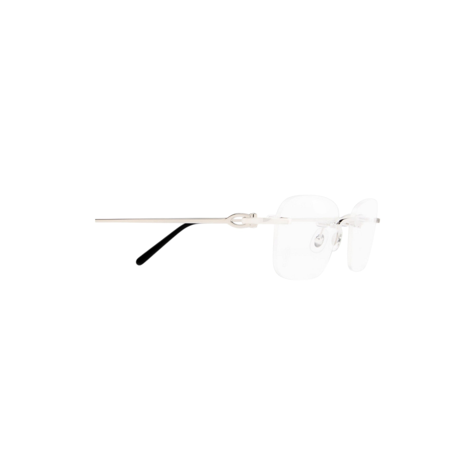 Silver Rectangle Eyeglasses