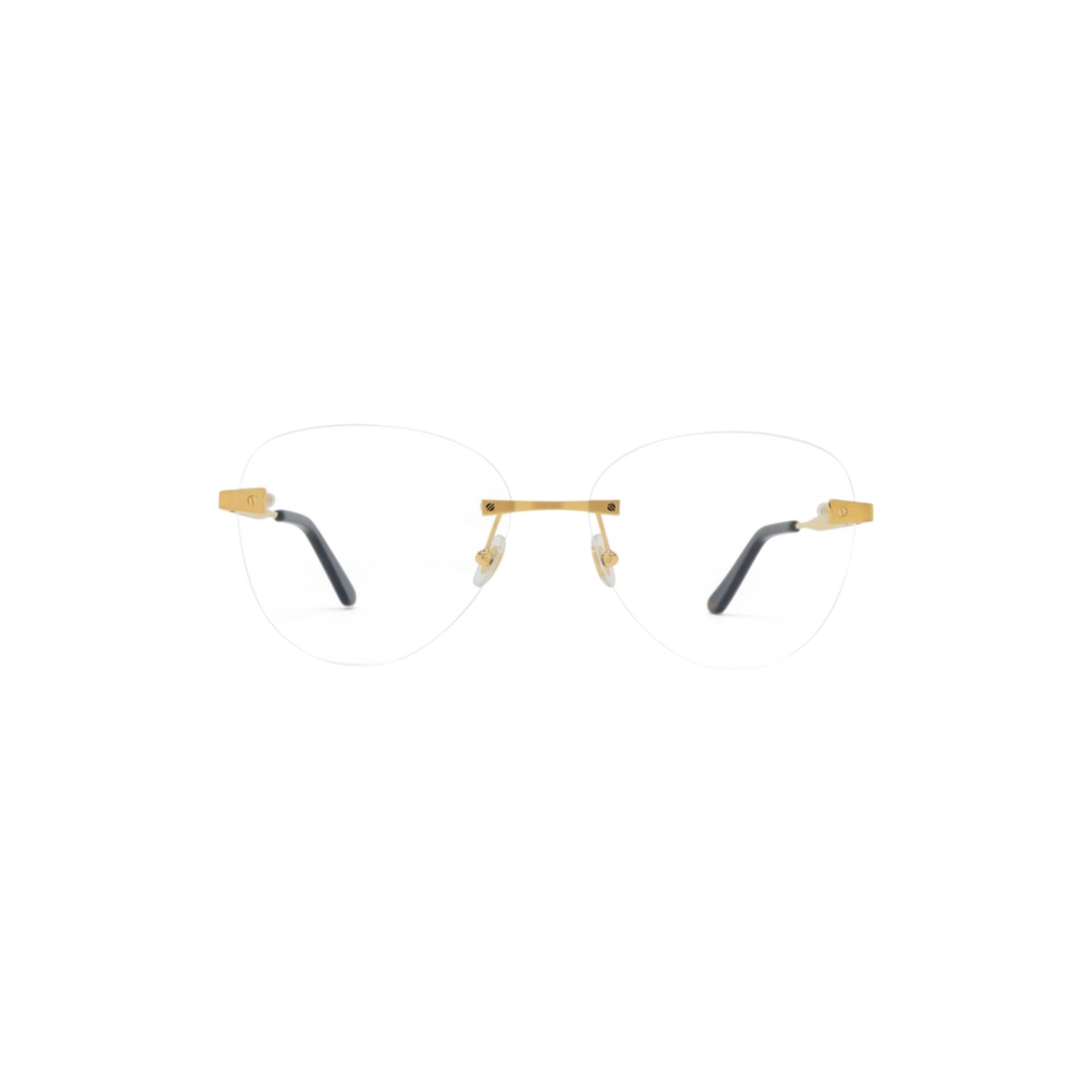 Cartier Gold Semi-Rimless Eyewear CT0338O 001