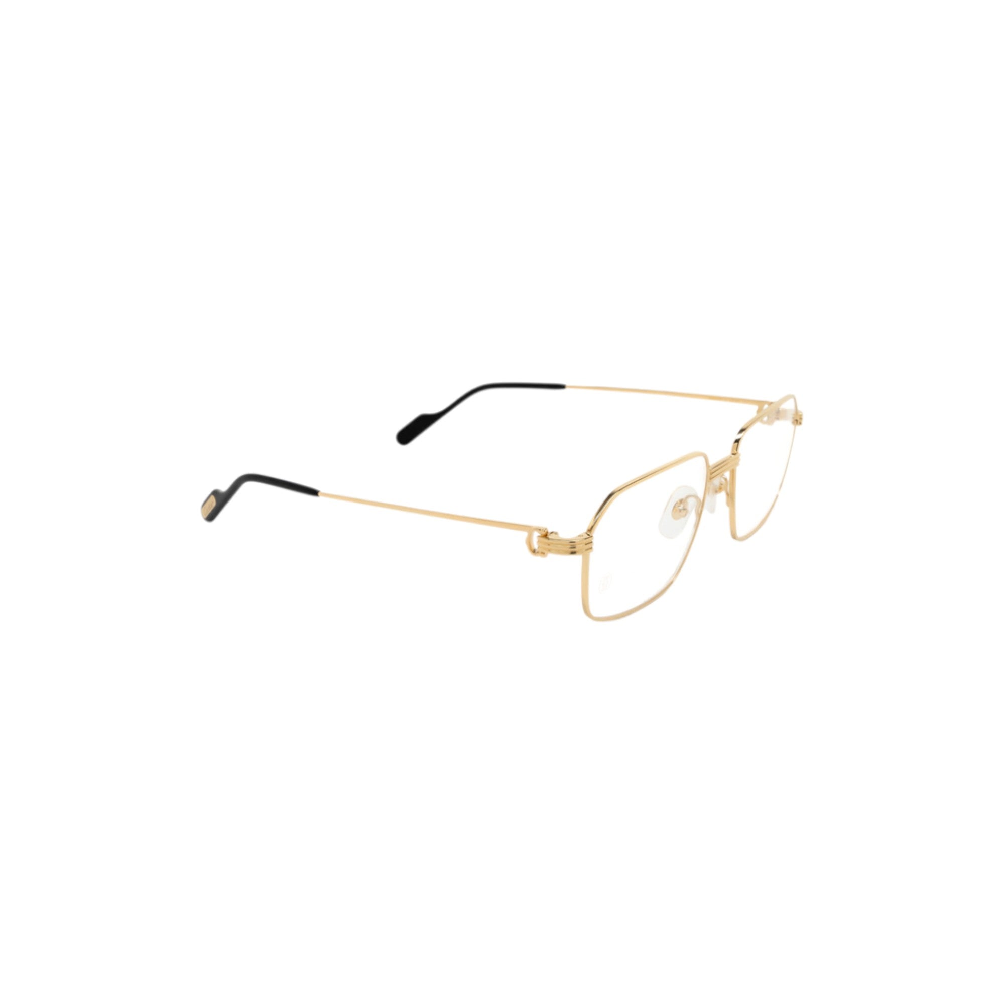 Rectangular Gold Eyewear