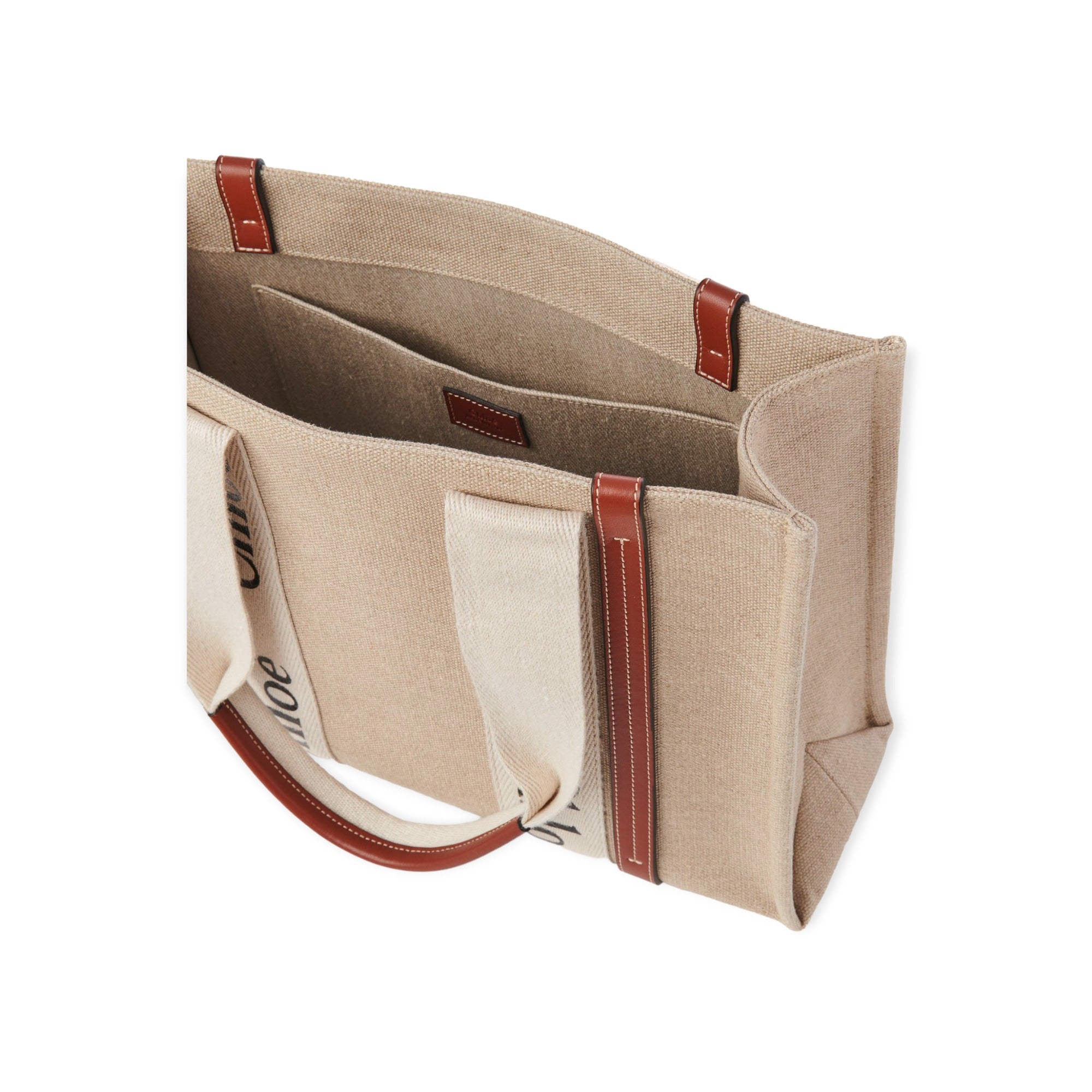 Woody Linen Tote Bag