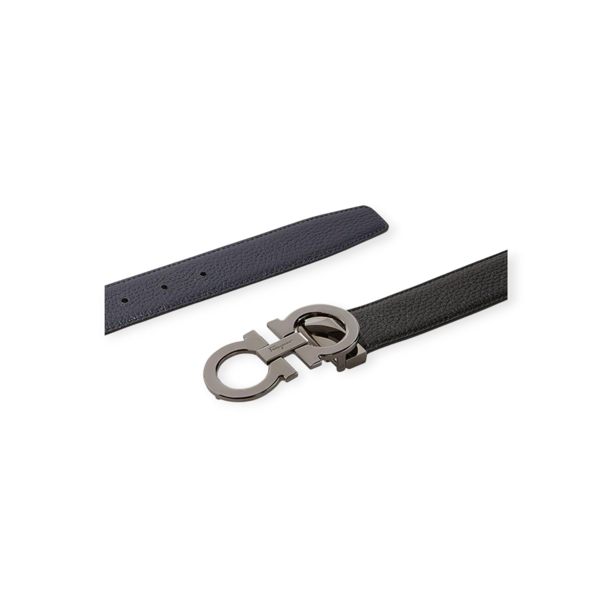 Reversible And Adjustable Gancini Belt