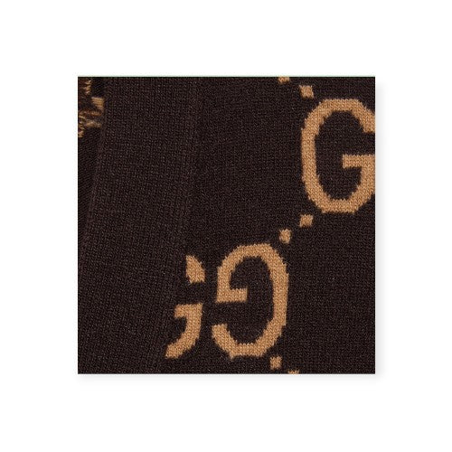 Gg Wool Jacquard Cardigan