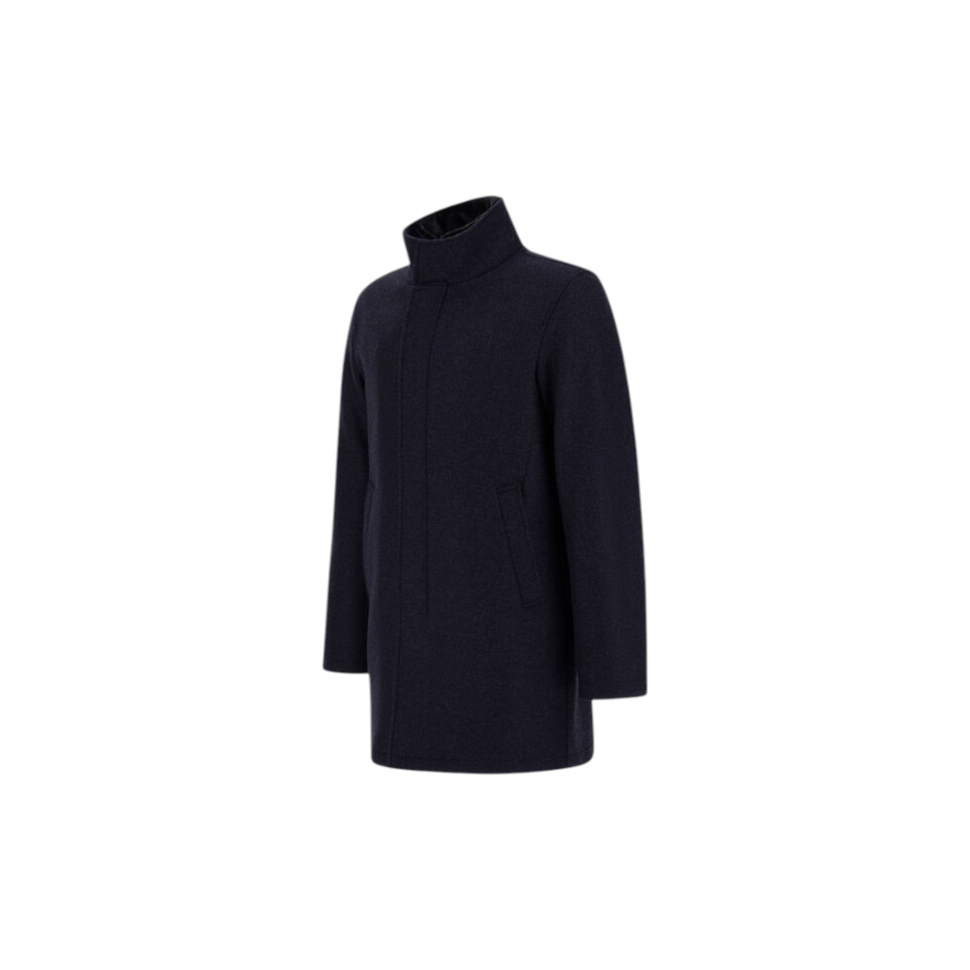 Carcoat In Easy Wool And Light Faux Fur
