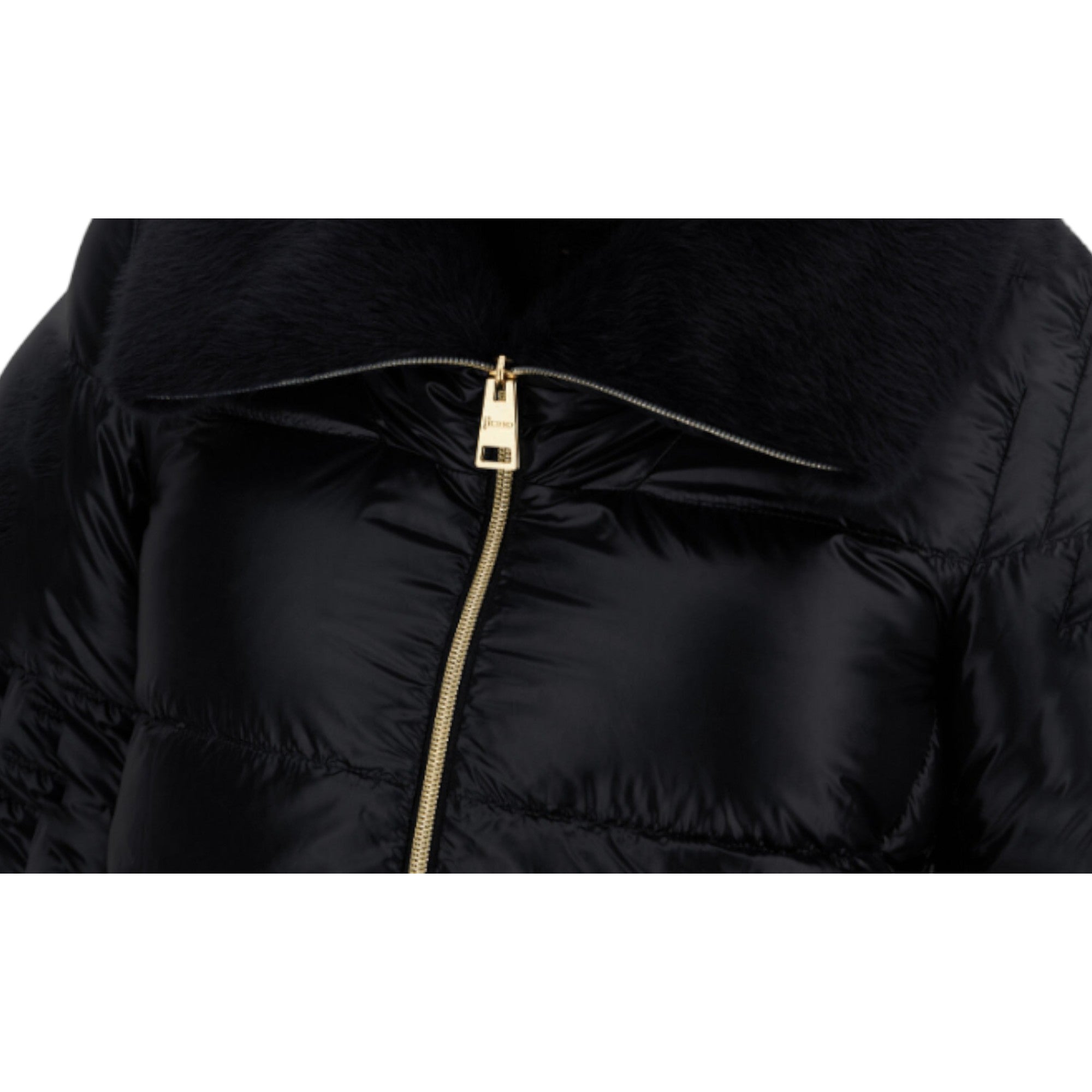 Jacket In Nylon Ultralight And Lady Alternative Fur