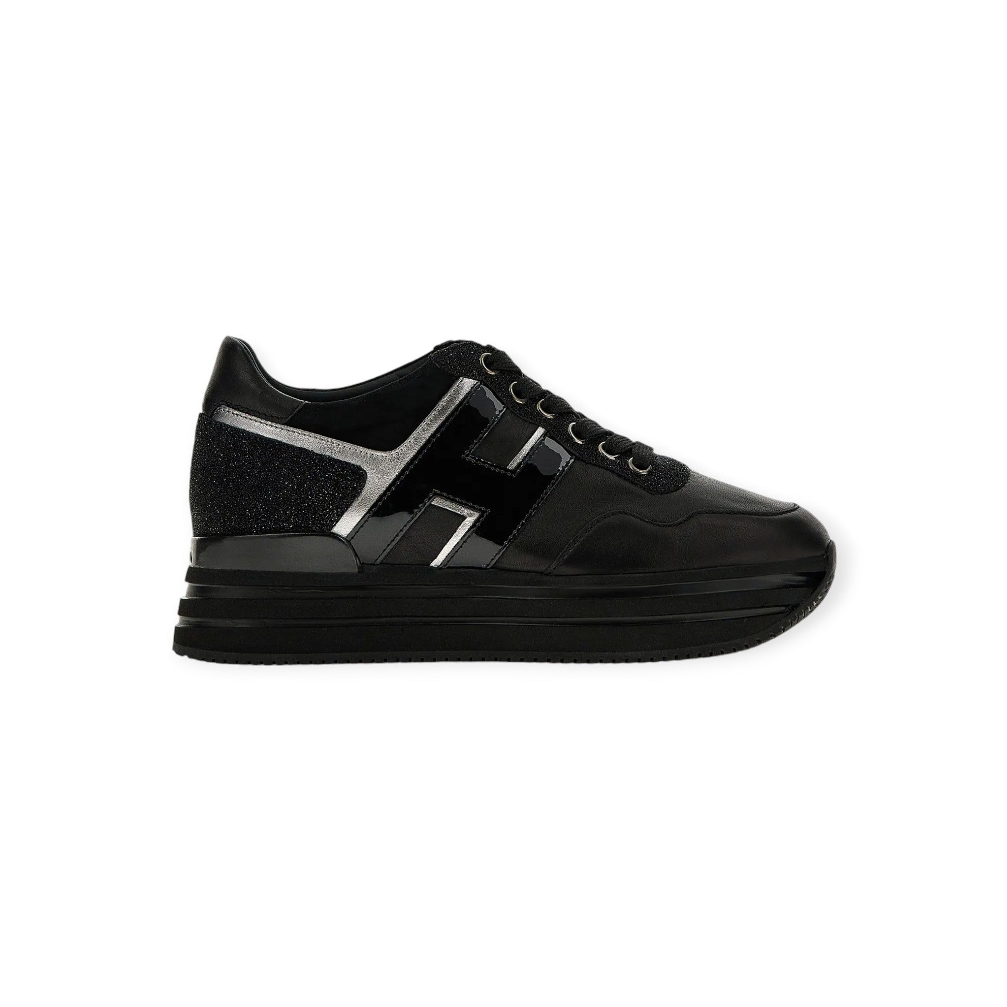 Sneakers Hogan Midi H222 In Black