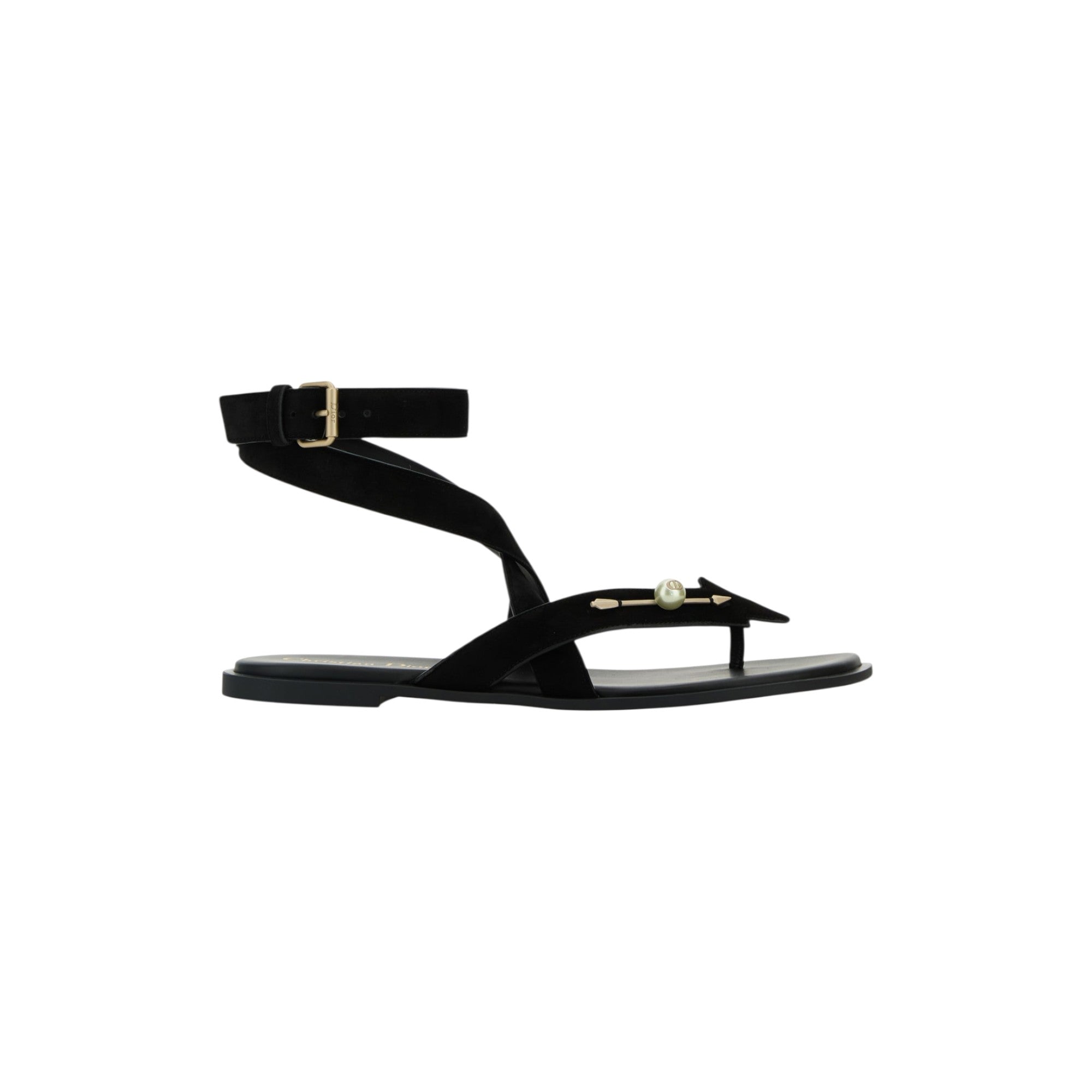 Cross Suede Spilla Sandals