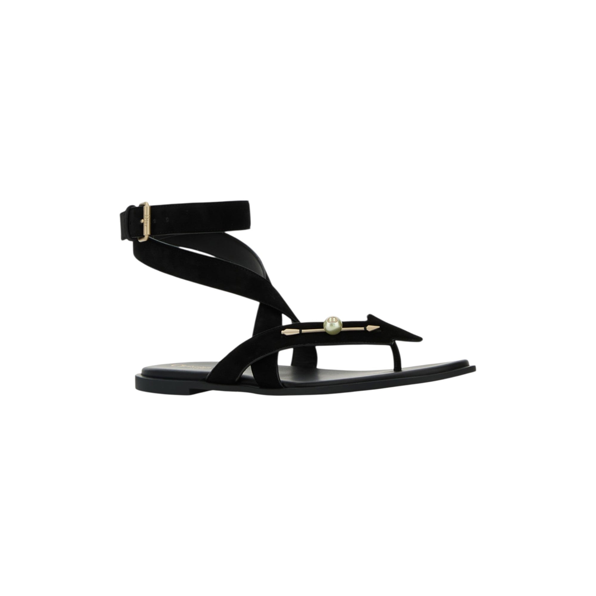 Cross Suede Spilla Sandals