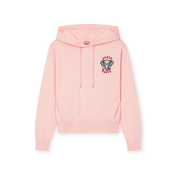 Hooded 'Kenzo Elephant Crest' Embroidered Sweatshirt Kenzo