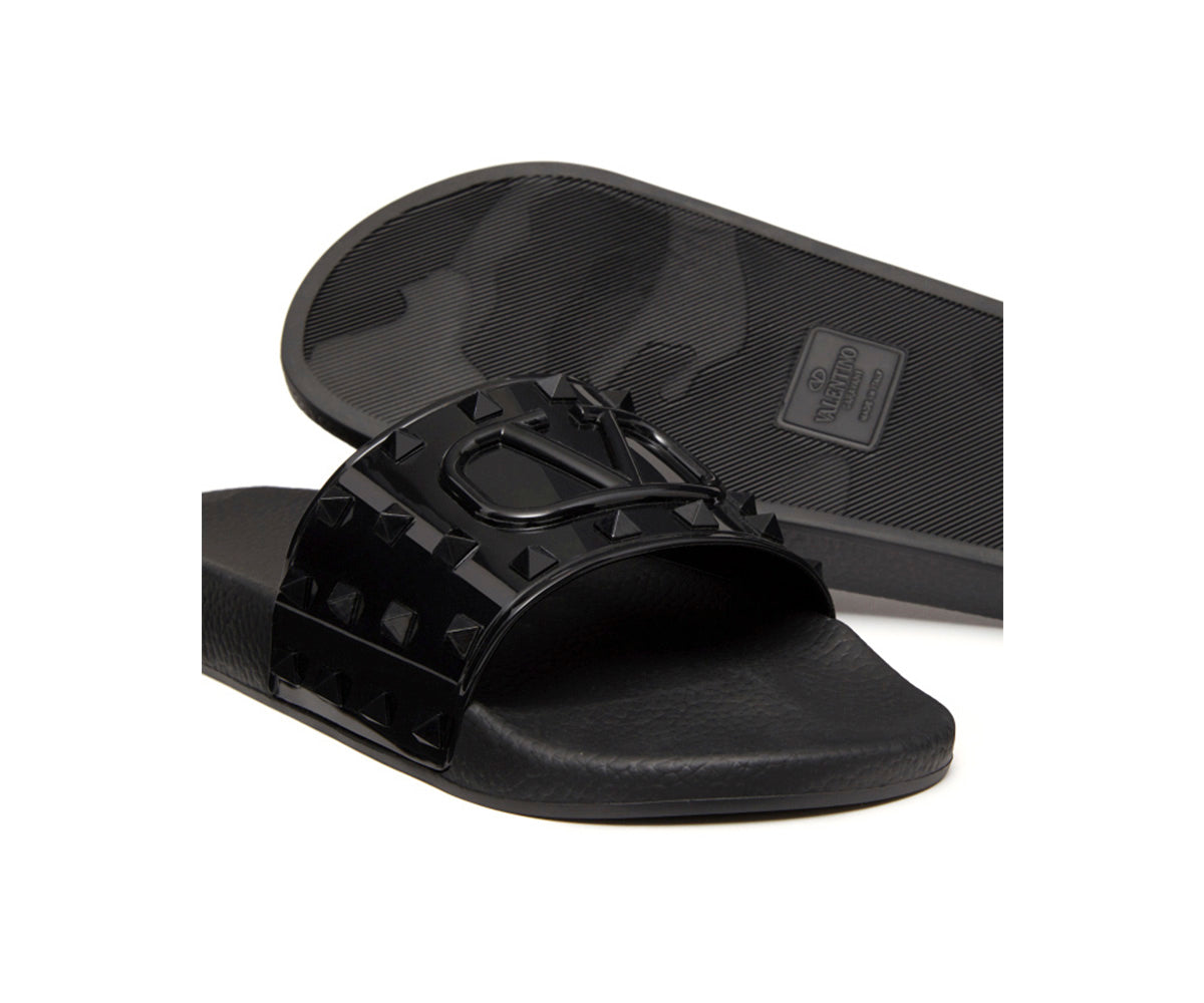 Rubber Summer Vlogo Signature Slide Sandal