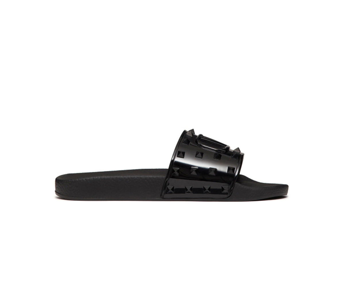 Rubber Summer Vlogo Signature Slide Sandal Valentino