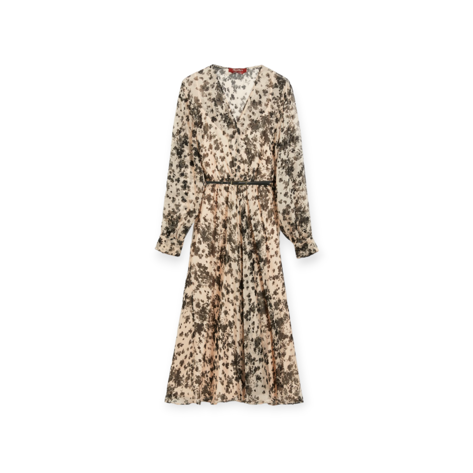 Flowing, Printed Chiffon Dress Max Mara