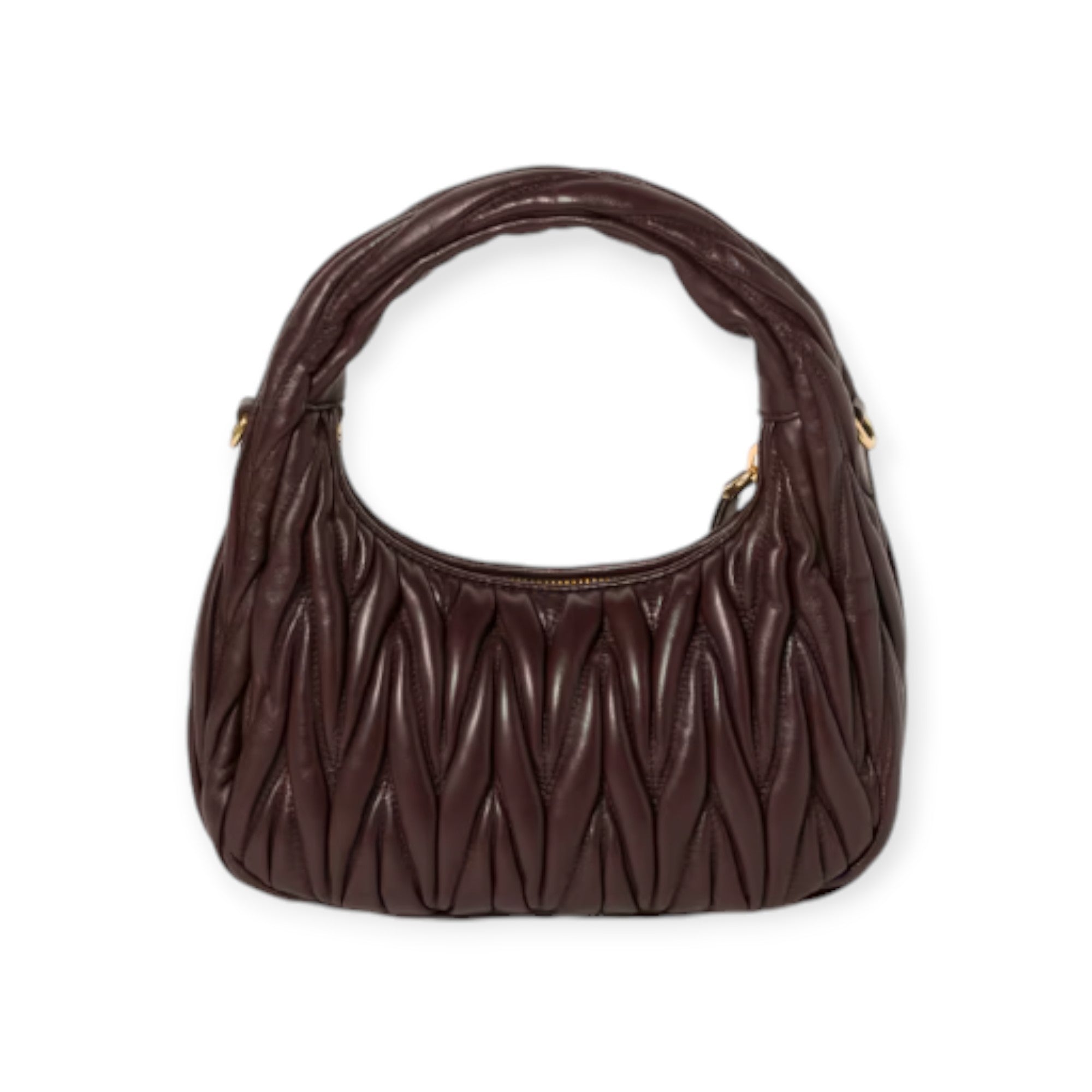 Wander Matelasse Nappa Leather Hobo Bag