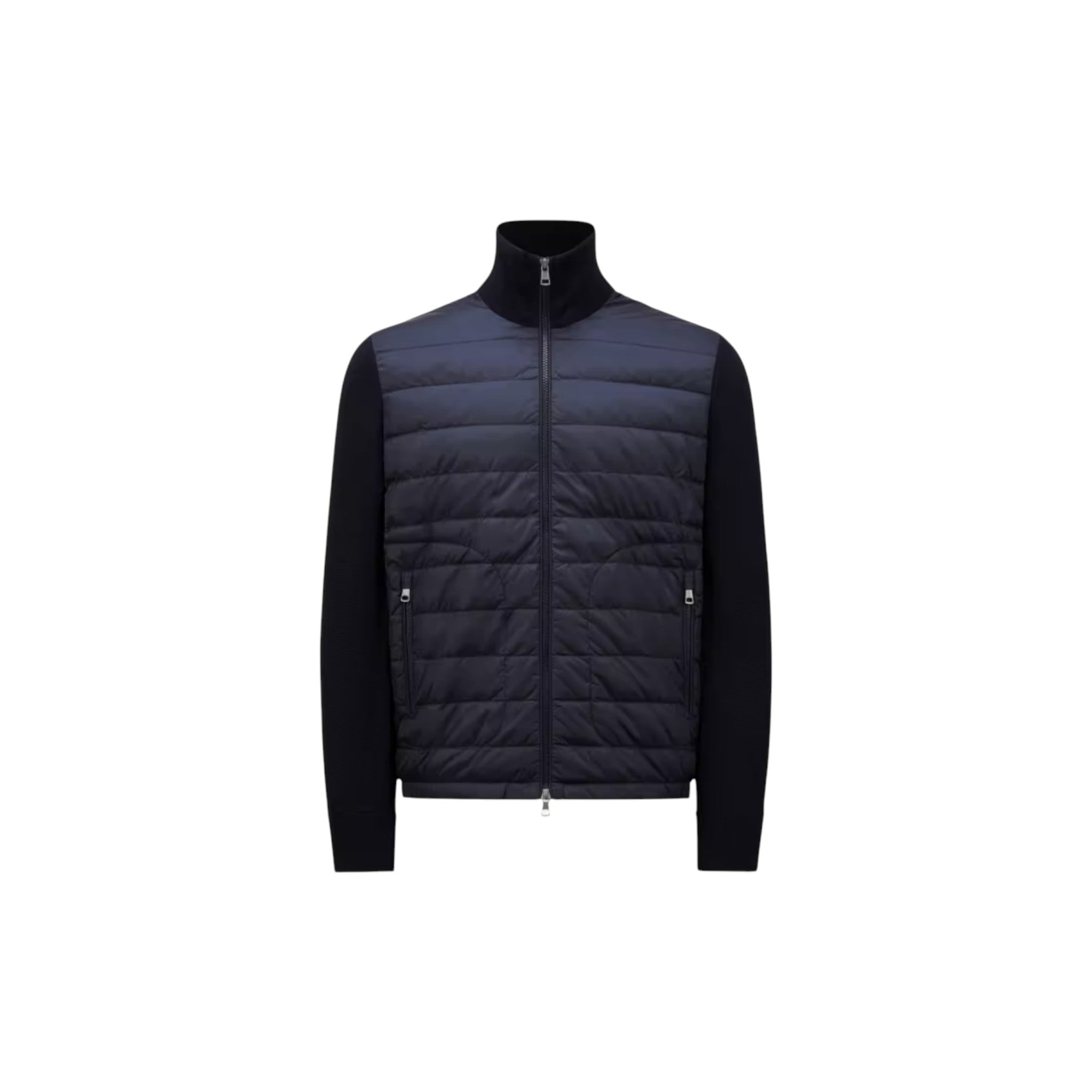 Padded Zip-Up Cardigan