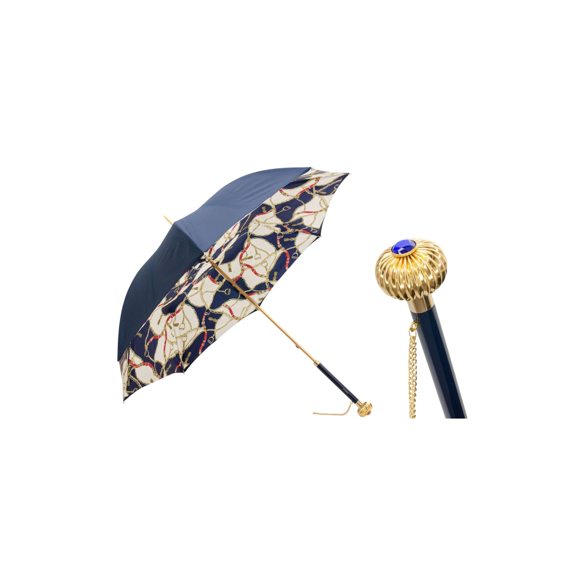Navy Bridles Umbrella