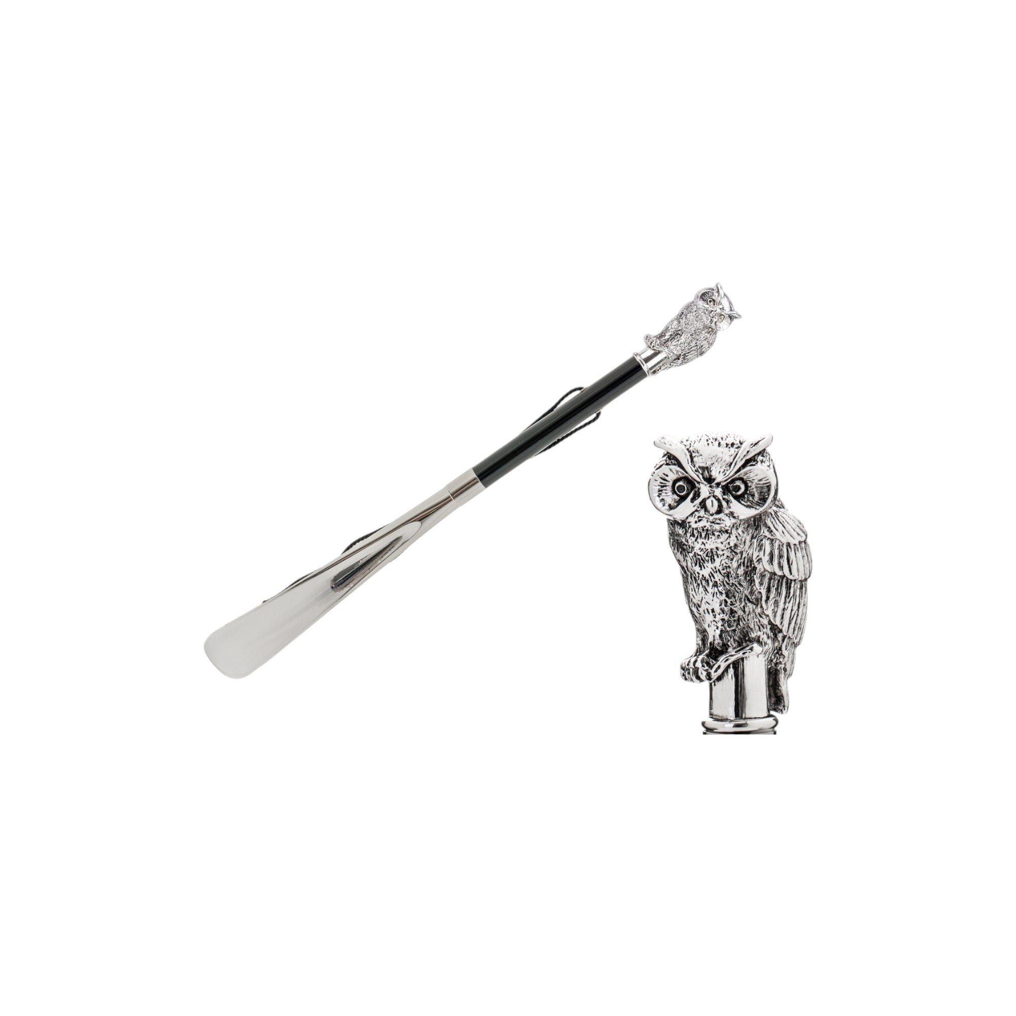 Silver Owl Shoehorn