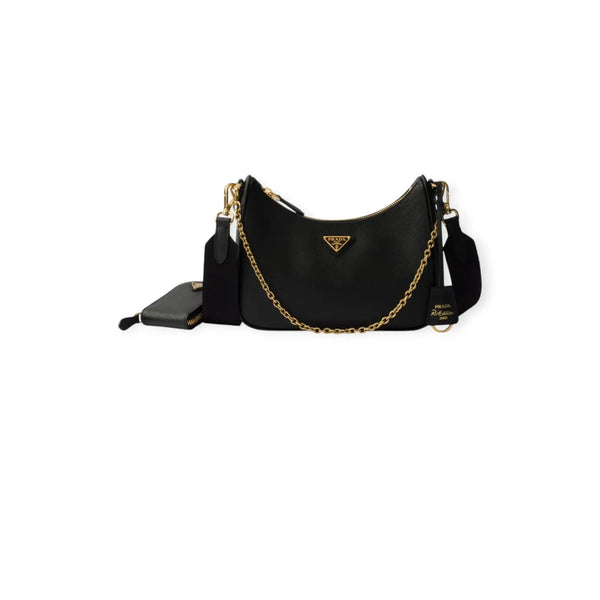 【PRADA】 Prada Re-Edition 2005 Saffiano leather bag Black Prada Re-Edition 2005 Saffiano leather bag | PRADA