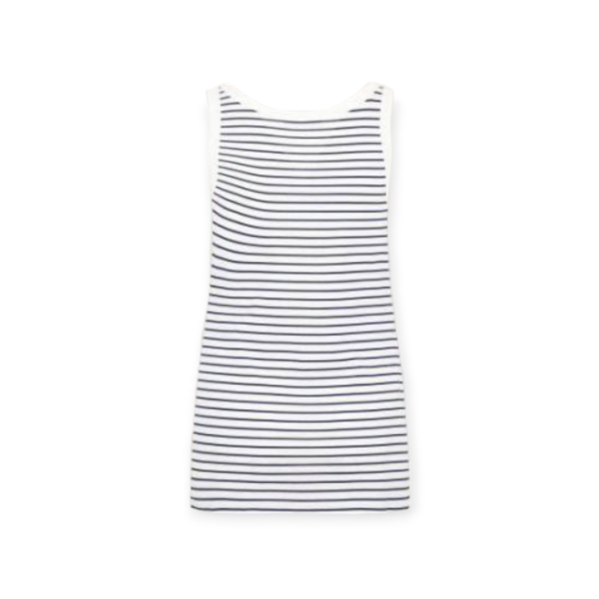 Ribbed Knit Jersey Tank Top