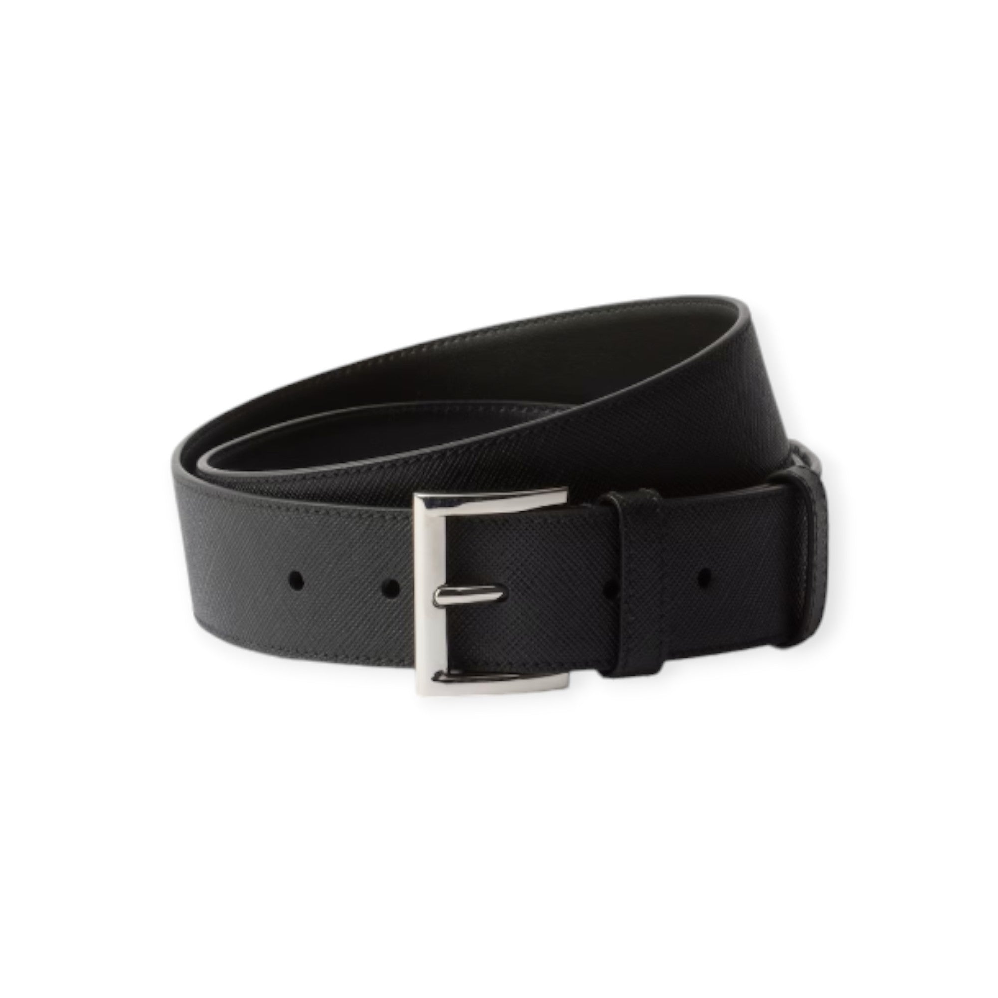 Saffiano Leather Belt Prada