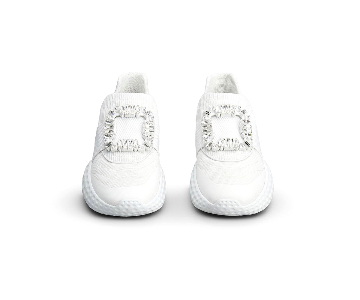 Viv' Run Light Strass Buckle Sneakers in Fabrics