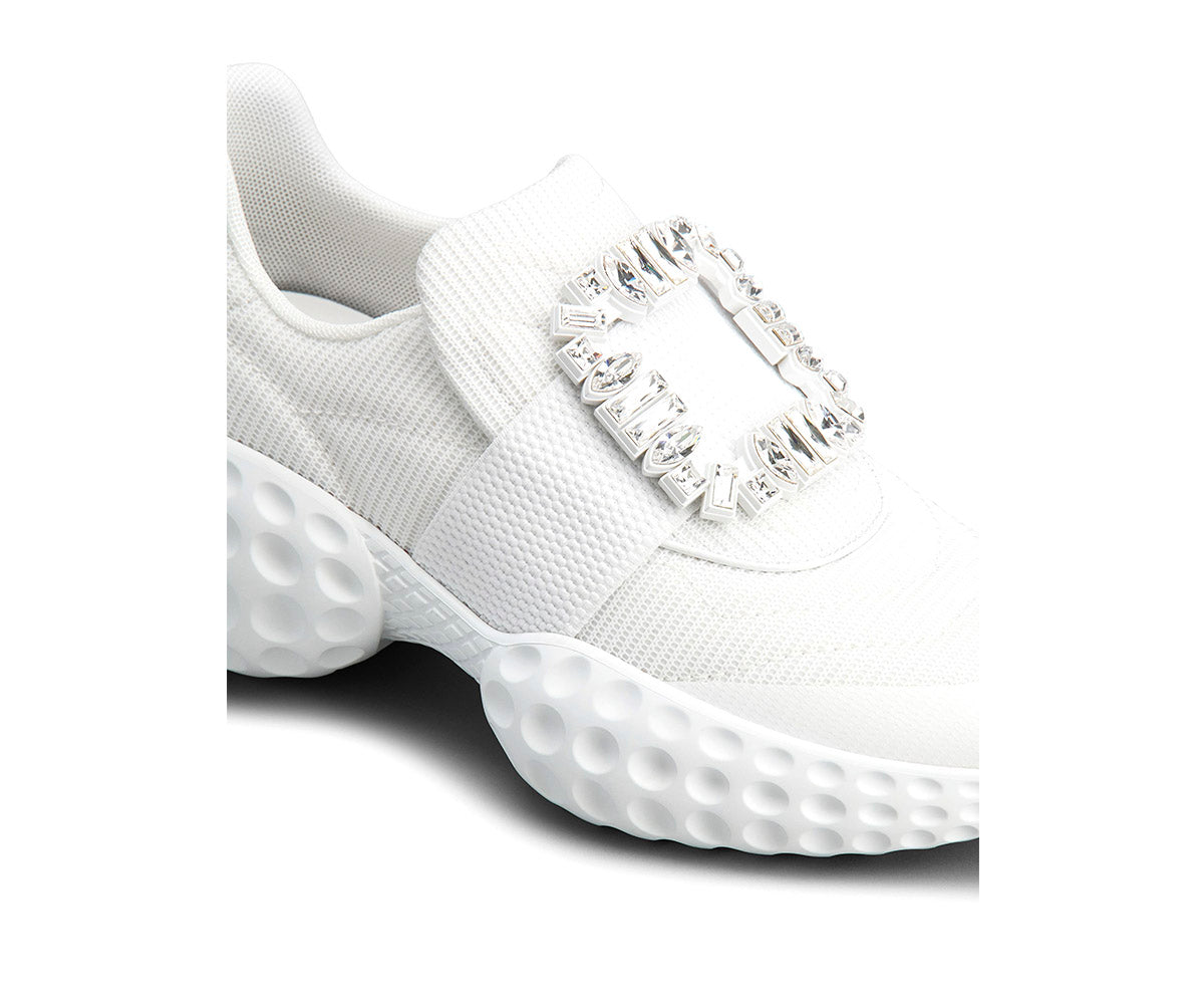 Viv' Run Light Strass Buckle Sneakers in Fabrics