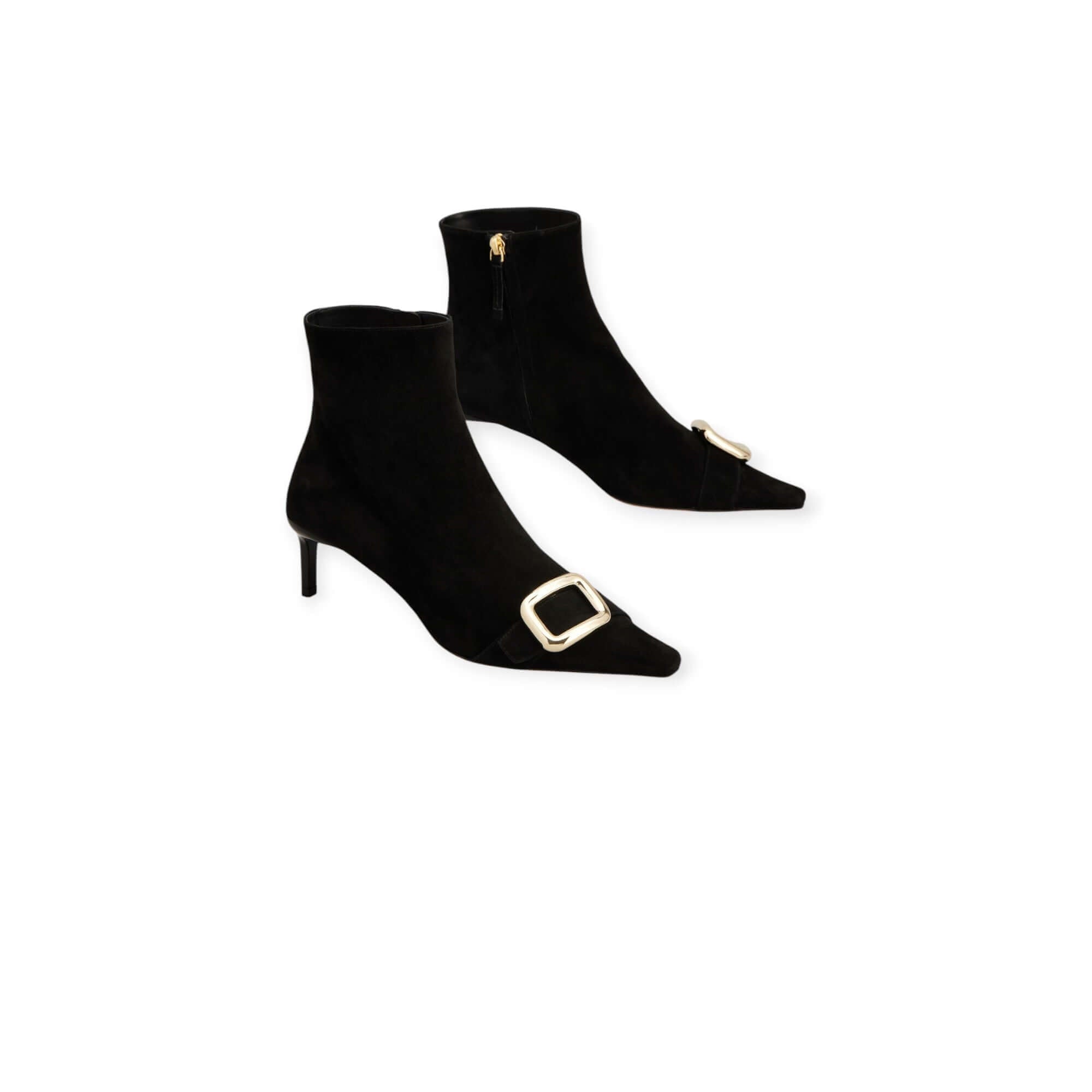 Viv' Canard Booties in suede Roger Vivier