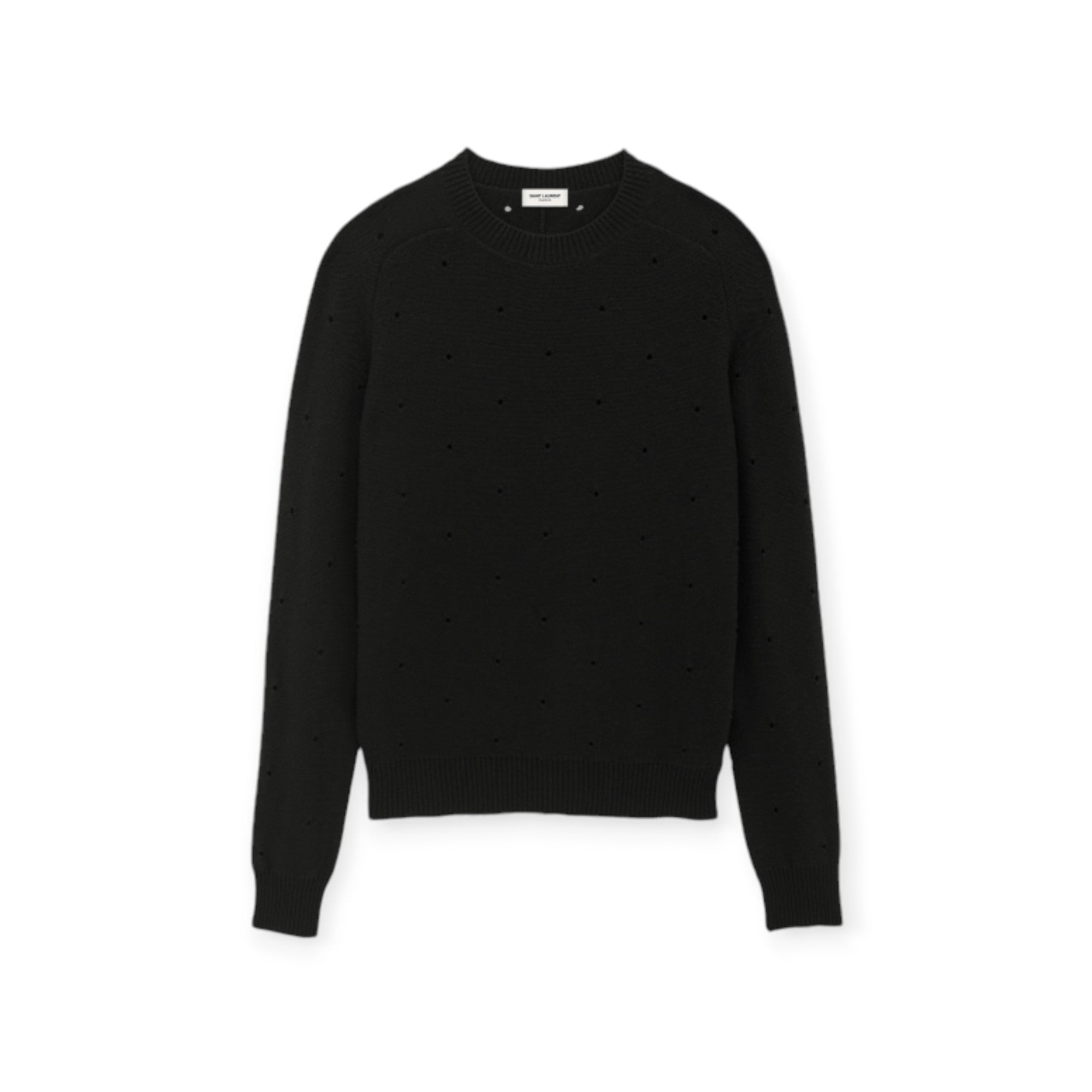 Sweater In Openwork Wool Saint Laurent