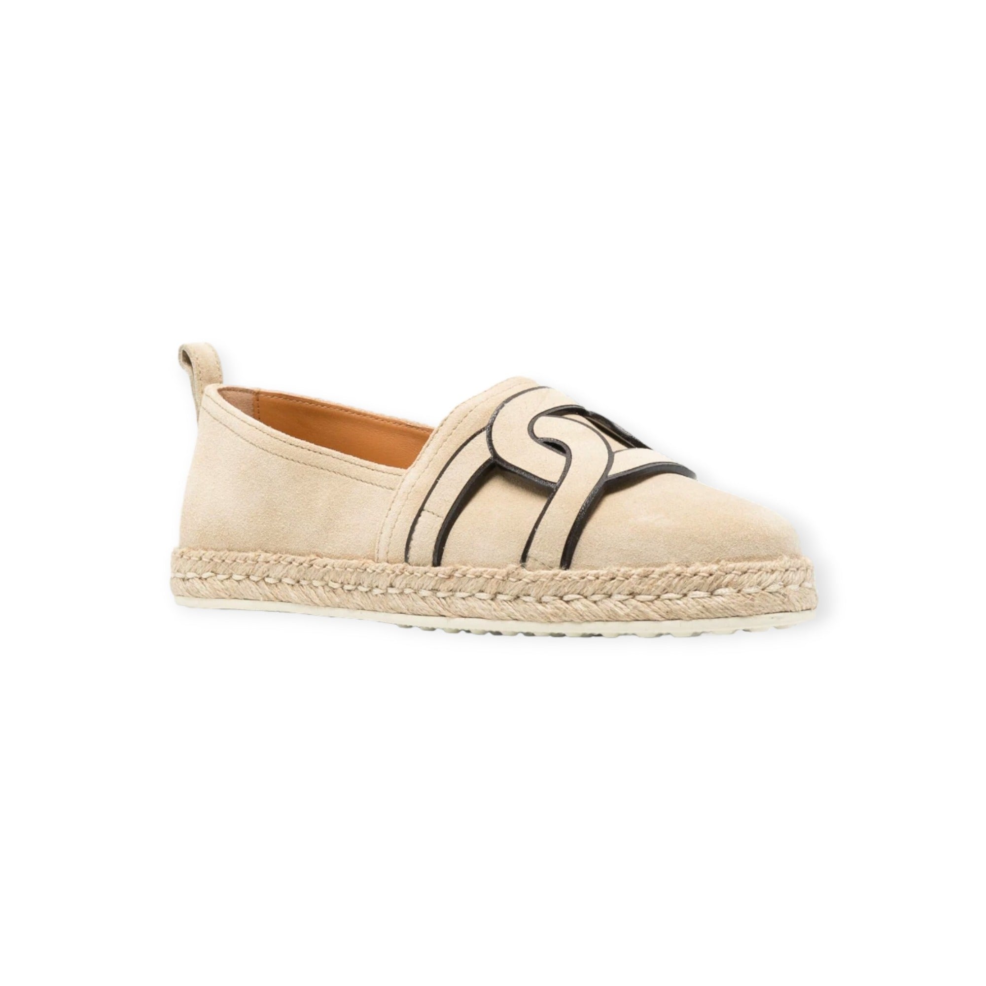 Chain-Link Detail Espadrilles Tod's