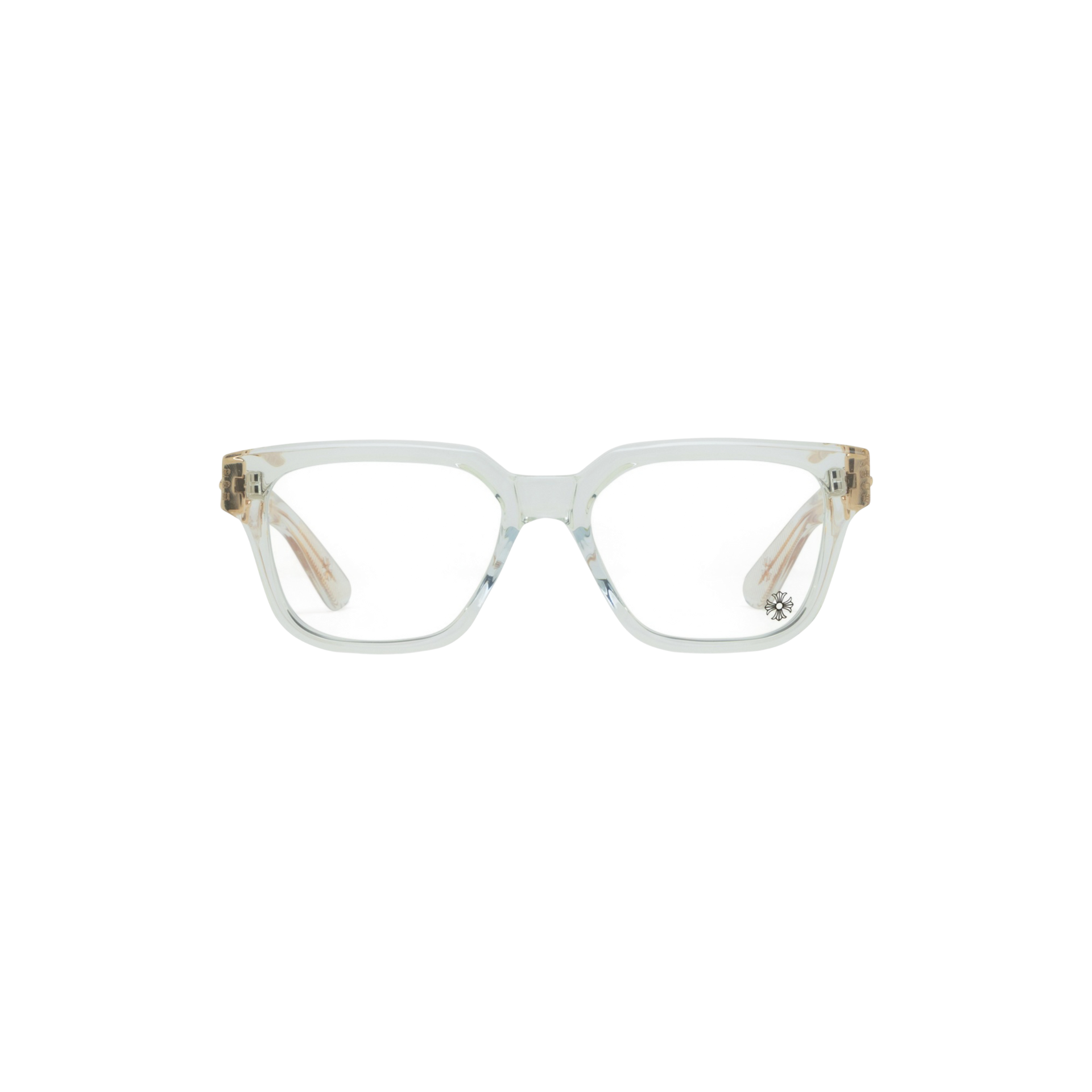 Chrome Hearts Vagillionaire II Eyeglasses – Crystal Acetate & Gold
