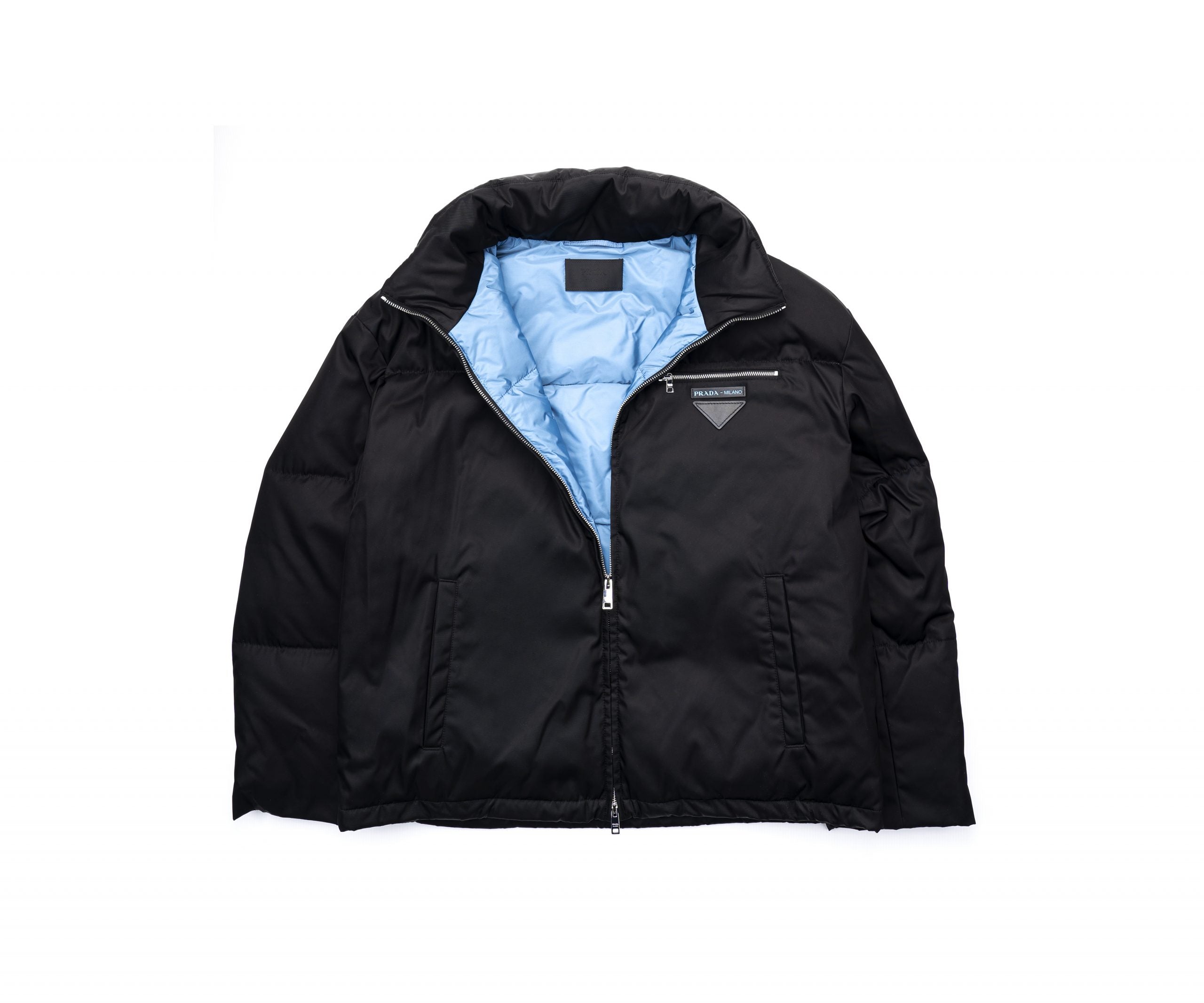 Prada Puffer Jacket With Contrast Lining