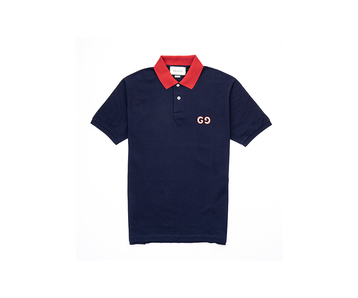 Polo With GG Embroidery Gucci