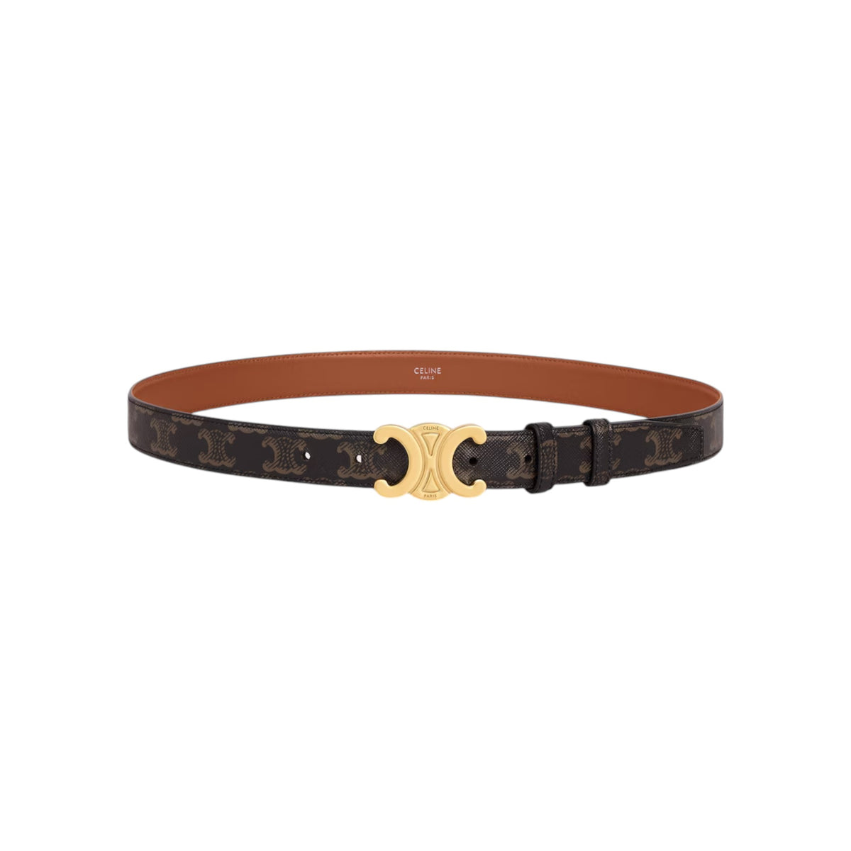 Celine Medium Triomphe Belt in Triomphe Canvas