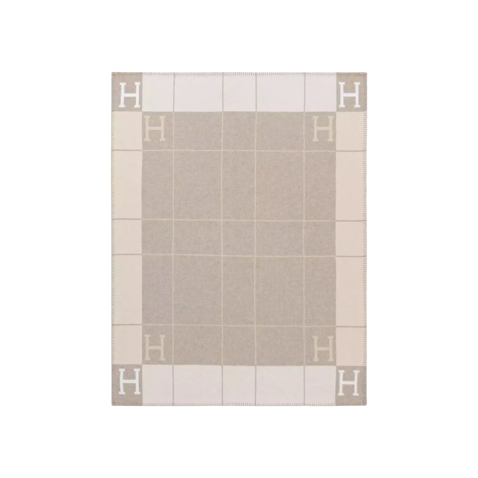 Avalon III throw blanket Camomille Beige