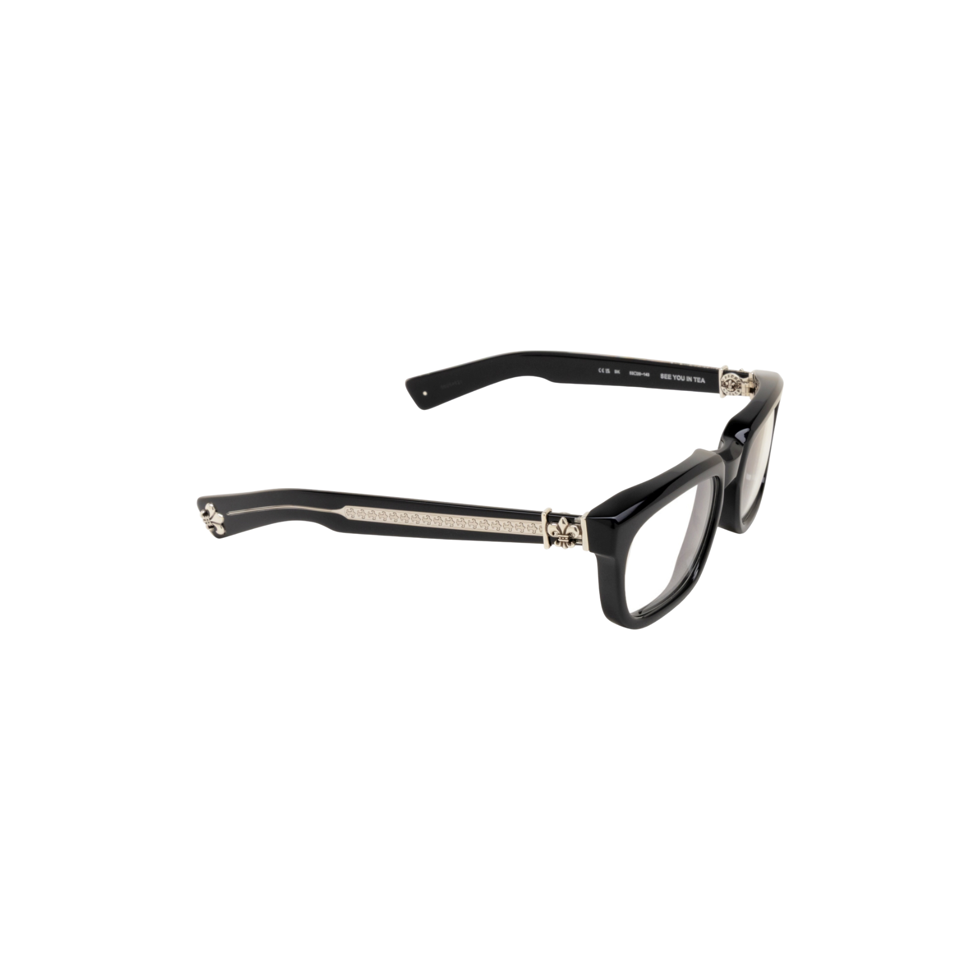 SEE YOU IN TEA Eyeglasses – Black Acetate Frame